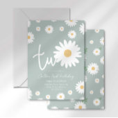 Sage Daisy 2. Geburtstag Einladung