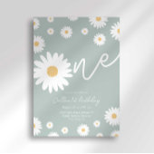 Sage Daisy Einladung zum 1. Geburtstag