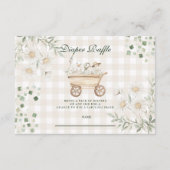 Sage Daisy Silly Goose Diapper Raffle Begleitkarte (Vorderseite)