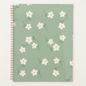 Sage Daisy Tagesplaner | Botanische Organisation Planer (Vorderseite)