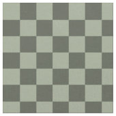 Sage Dark Green Checker Checkerboard Checkered Stoff (Nahaufnahme)