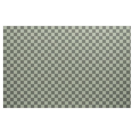 Sage Dark Green Checker Checkerboard Checkered Stoff (Fat Quarter (45,7 x 55,9 cm))