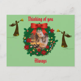 Sage - Denken Sie an Sie - immer Holiday Angel Postkarte
