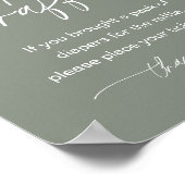 SAGE Diaper Raffle Baby Duschvorrichtung Spiel-Zei Poster (Ecke)