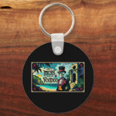 Sage dich nicht mit dem Voodoo an Schlüsselanhänger (Rückseite)