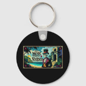 Sage dich nicht mit dem Voodoo an Schlüsselanhänger (Rückseite)