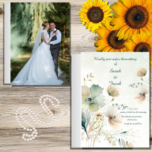SAGE ELEGANT GREENERY FLORAL WEDING FLYER