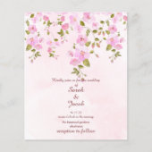 SAGE ELEGANT WATERCOLOR FLORAL WEDD FLYER (Vorne)