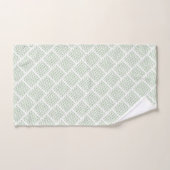 SAGE EUCALYPTUS GRID PATTERN BADEZIMMER TOWEL SET (Handtuch)