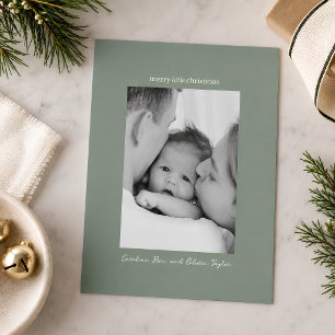 Sage Family Foto Erstes Fröhliches Weihnachten