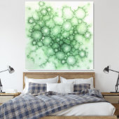 Sage Fenestrated Lichen Abstrakt - Bio modern Leinwanddruck (Insitu (Schlafzimmer))