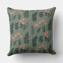 Sage Fern Throw Kissen