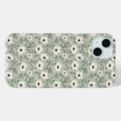 Sage Floral Case-Mate iPhone Hülle (Rückseite (Horizontal))