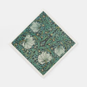 Sage Floral William Morris Serviette (Ecke)
