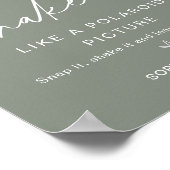 SAGE Foto Guest Book Sign Poster (Ecke)