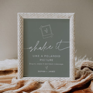 SAGE Foto Guest Book Sign Poster