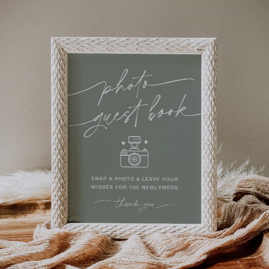 SAGE Foto Guest Book Sign Poster
