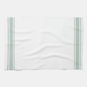 Sage French Style Stripe Küche Handtuch Tee (Horizontal)