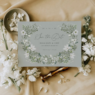 Sage Garden Save The Date Hochzeitsankündigung