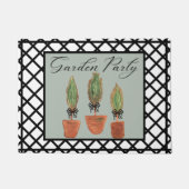 Sage Garden Topiary Rug Mat Doormat Fußmatte (Vorderseite)