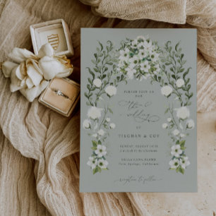 Sage Garden Wedding Einladungskarte Einladung