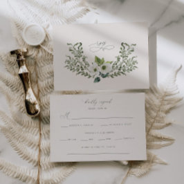 Sage Garden Wedding UAWG Response-Abschlusskarte Einladung