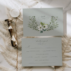 Sage Garden Wedding UAWG Response-Abschlusskarte Einladung