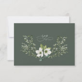 Sage Garden Wedding UAWG Response-Abschlusskarte Einladung (Vorderseite)