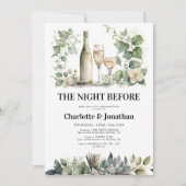 Sage & Gold Elegante Probe Einladung (Vorderseite)