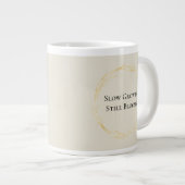 Sage & Gold Mindful Coffee Mug Jumbo-Tasse (Vorderseite Rechts)