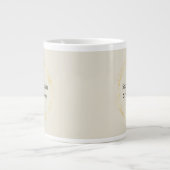 Sage & Gold Mindful Coffee Mug Jumbo-Tasse (Vorderseite)