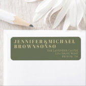 Sage Gold Minimalistische Hochzeit (Insitu)