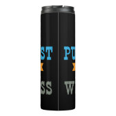 Sage Gott den ersten Erfolg Thermosbecher (Rückseite)