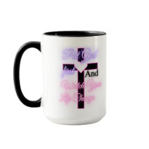 Sage Gott die erste Bibel inspiriert Glaube Tasse