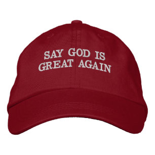 Sage Gott sei wieder groß Bestickte Baseballkappe