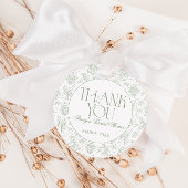 Sage Gree Toile Vintages Brautparty Geschenkanhänger