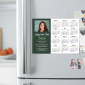 Sage Green 2026 Calendar Moderne Corporate Magneti Magnetkarte