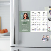 Sage Green 2026 Kalender Moderne Wirtschaft Magnet