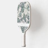 Sage Green Abstrakt Floral Pickleball Paddel Schläger (Links)