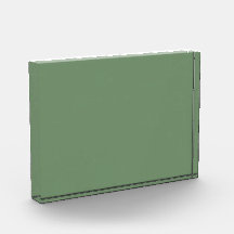 Sage Green Acrylic Award