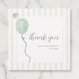 Sage Green Albern Goose Square Gefallen Tag Geschenkanhänger