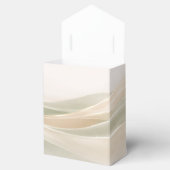 Sage Green and Ivory Favor Boxes Geschenkschachtel (Geöffnet)