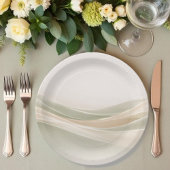 Sage Green and Ivory Pappteller