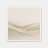 Sage Green and Ivory Serviette (Vorderseite)