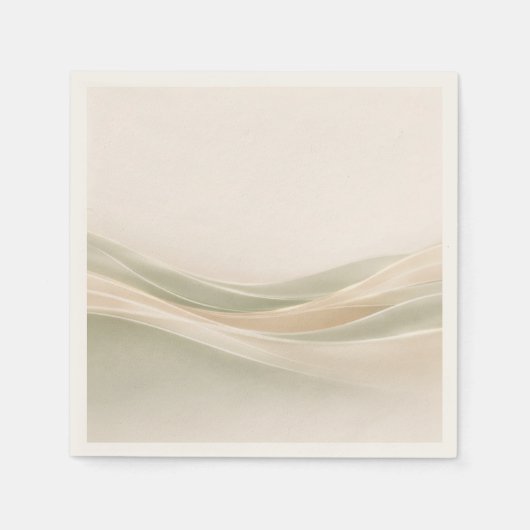 Sage Green and Ivory Serviette (Vorderseite)