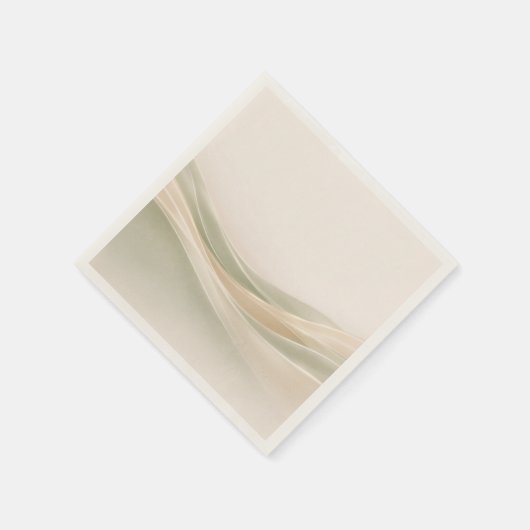 Sage Green and Ivory Serviette (Ecke)