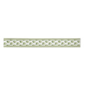 Sage Green and White Hydrangea with Edge Border Satinband (Vorderseite)