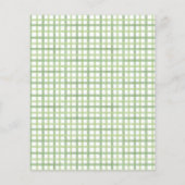 Sage Green Baby Blocks Advice & Well Wishes Card (Rückseite)