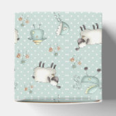 Sage Green Baby Pattern Geschenkschachtel (Oben)