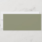 Sage green Beach Ship Boarding Hochzeit Save The Date (Rückseite)